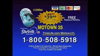 Mowtown 25 TV Spot created for Time Life