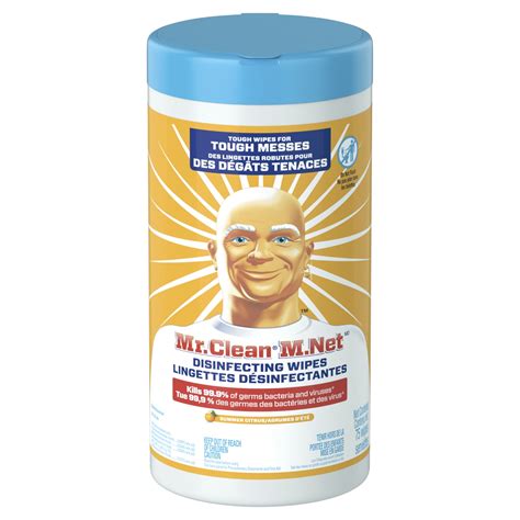 Mr. Clean Disinfecting Wipes With Citrus Scent logo