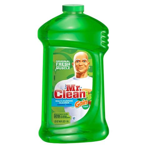 Mr. Clean Multi-Surfaces Liquid Cleaner With Gain logo