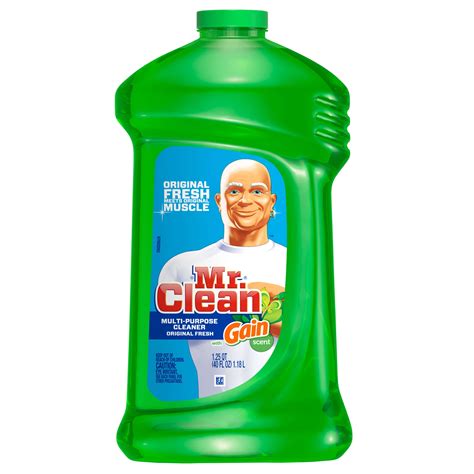 Mr. Clean Multi-Surfaces Spray Cleaner With Gain logo