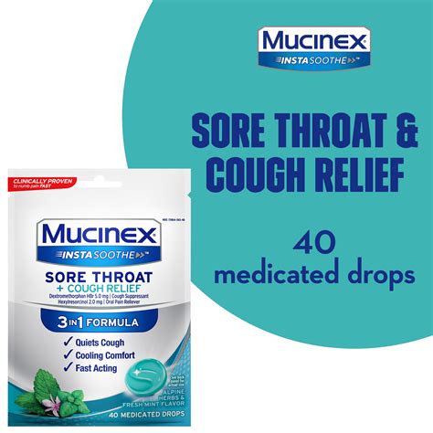 Mucinex InstaSoothe Sore Throat + Cough Relief tv commercials