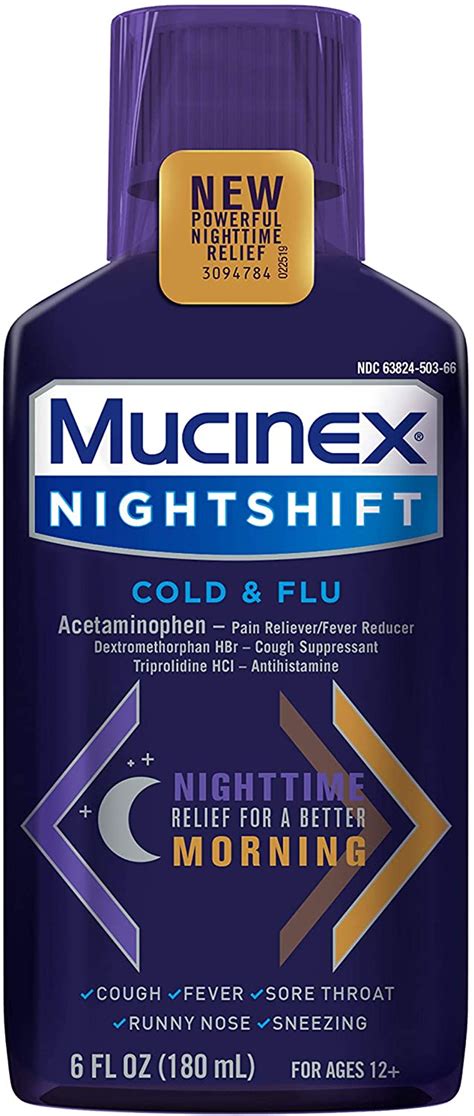 Mucinex NightShift Cold & Flu tv commercials