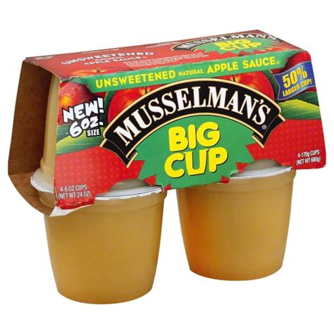 Musselman's Big Cup Unsweetened logo