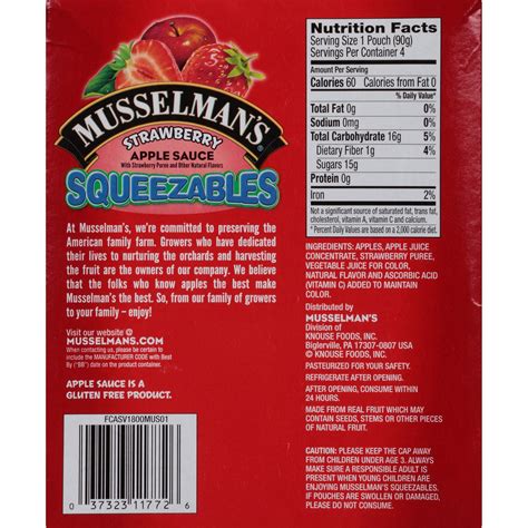 Musselman's Squeezables Strawberry logo