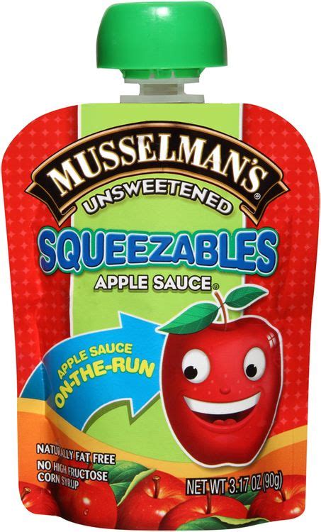 Musselman's Squeezables Unsweetened Applesauce