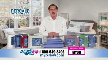 My Pillow 2.0 TV commercial - Sleeping Well: Percale Bed Sheets