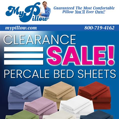 My Pillow Percale Sheets logo