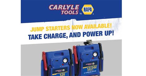 NAPA Auto Parts Carlyle Jump Starter and Portable Power Supply tv commercials