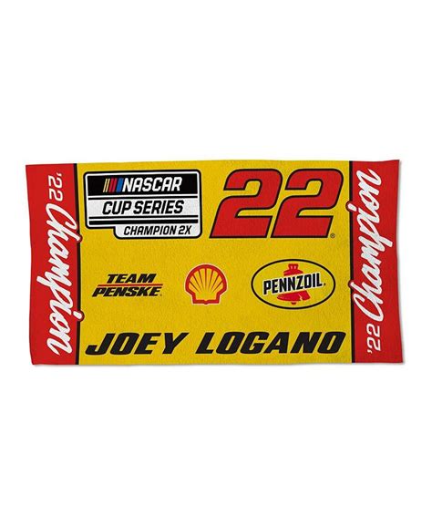 NASCAR Joey Logano WinCraft 2022 NASCAR Cup Series Champion Locker Room Towel logo