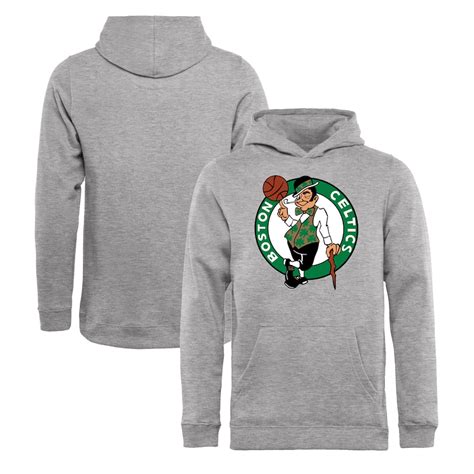 NBA Store Men's Boston Celtics Fanatics Branded Gray Primary Logo Pullover Hoodie tv commercials