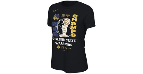 NBA Store Mens Golden State Warriors 2022 NBA Finals Champions Locker Room T-Shirt