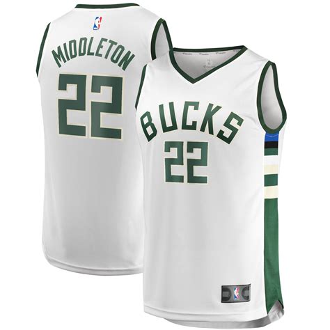 NBA Store Women's Milwaukee Bucks Khris Middleton Fanatics Branded White Jersey tv commercials