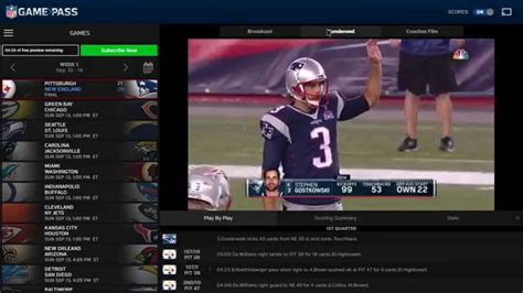 NFL Game Pass TV commercial - Football When You Want: Free Trial