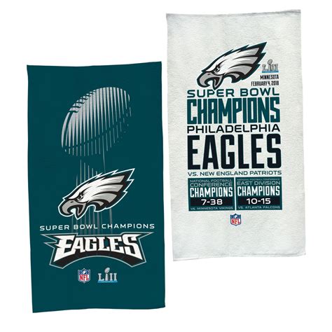 NFL Shop Philadelphia Eagles Super Bowl LII Champions On-Field Celebration Towel tv commercials