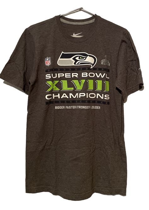 NFL Shop Seahawks Super Bowl XLVIII Champions Tee logo