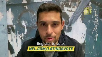 NFL TV Spot, 'Latinos Vote' Ft. Roberto Garza, Ana Isabelle, Victor Cruz