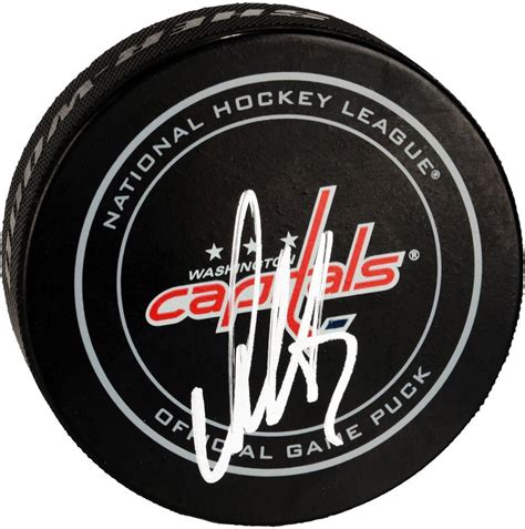 NHL Shop Autographed Washington Capitals Alex Ovechkin Authentic Puck