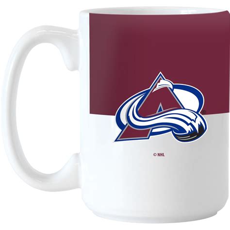 NHL Shop Colorado Avalanche 15 oz. Colorblock Mug logo