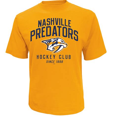 NHL Shop Men's Nashville Predators Gold Hometown Collection T-Shirt logo