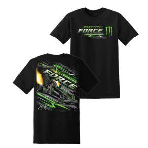 NHRA Brittany Force Monster Energy T-Shirt logo