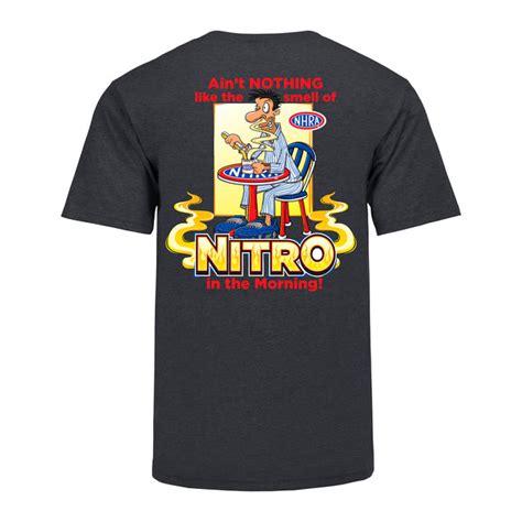 NHRA Nitro in the Morning T-Shirt logo