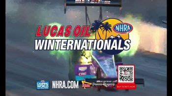 NHRA TV commercial - 2023 Lucas Oil Winternationals