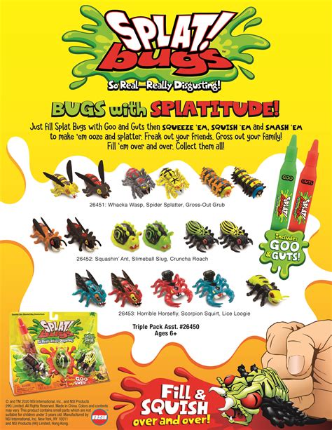 NSI International Inc. Splat Bugs Splat-a-tat Jungle Playset