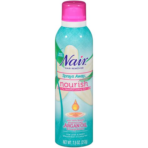 Nair Nourish Sprays Away logo