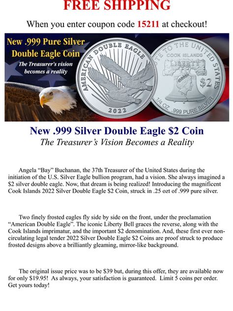 National Collector's Mint 2022 Silver Double Eagle logo