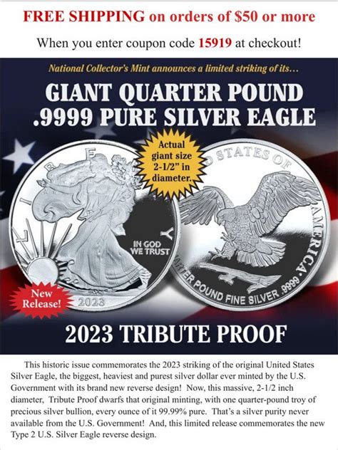 National Collector's Mint Silver Eagle Dollar logo