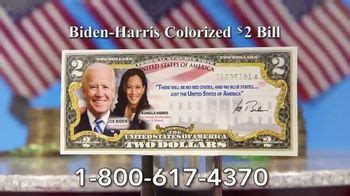 National Collector's Mint TV Spot, 'Biden-Harris Colorized $2 Bill'