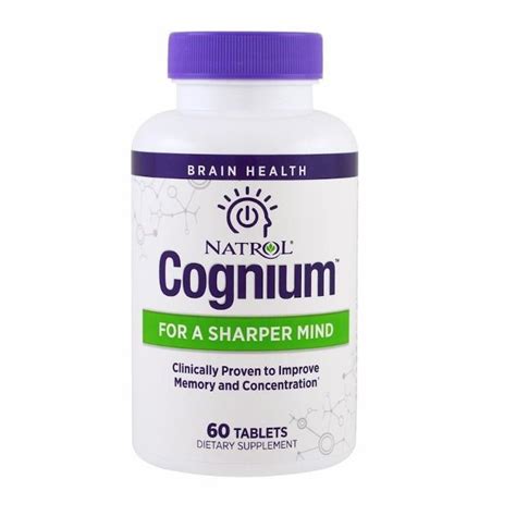 Natrol Cognium For a Sharper Mind logo