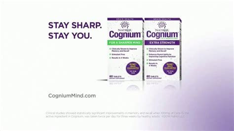 Natrol Cognium TV Spot, 'Natrol Cognium: Helps Improve Memory' featuring Erin Gray