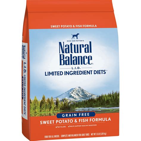 Natural Balance L.I.D. Limited Ingredient Diets Sweet Potato & Fish Dry Dog Formula photo