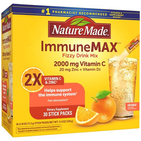 Nature Made Wellblends ImmuneMAX Fizzy Drink Mix