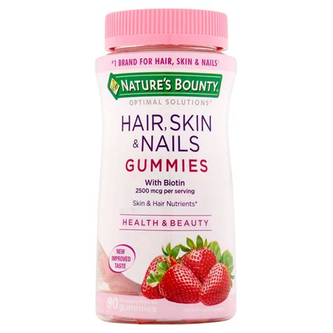 Nature's Bounty Hair, Skin & Nails Strawberry Flavored Gummies tv commercials