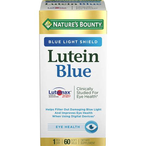 Nature's Bounty Lutein Blue
