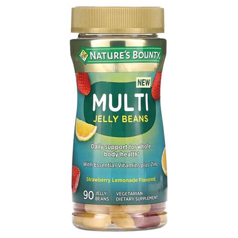 Nature's Bounty Multi Jelly Beans Strawberry Lemonade Flavored logo