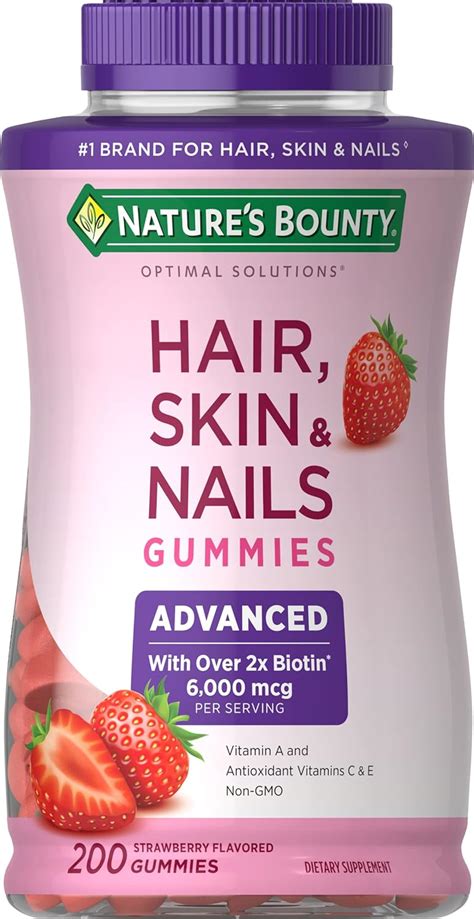Nature's Bounty Optimal Solutions Hair, Skin & Nails Gummies tv commercials