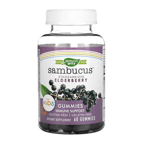 Nature's Way Sambucus Standardized Elderberry Gummies