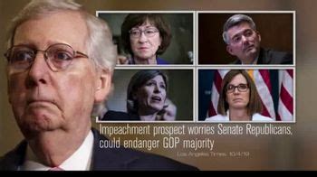 Need to Impeach TV commercial - Mitch McConnell Has a Big Problem