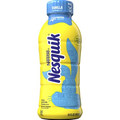 Nesquik Vanilla Lowfat Milk logo