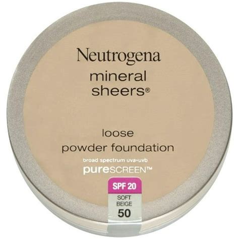 Neutrogena (Cosmetics) Mineral Sheers Loose Powder Foundation tv commercials