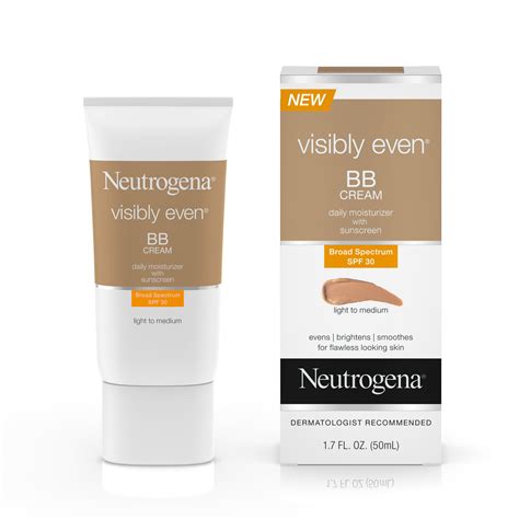 Neutrogena (Cosmetics) Visibly Even BB Cream tv commercials