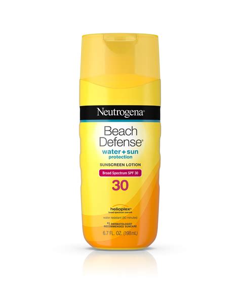 Neutrogena (Skin Care) Beach Defense Sunscreen Lotion Broad Spectrum SPF 30 tv commercials