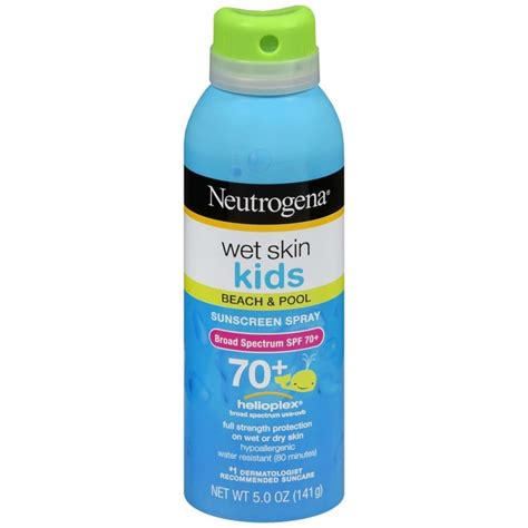 Neutrogena (Skin Care) Wet Skin Kids Beach and Pool Spray SPF 70+ logo