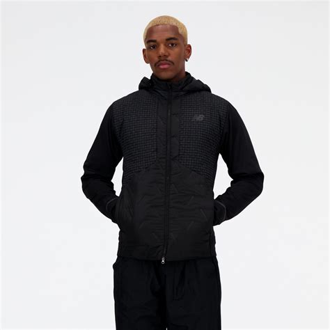 New Balance NYC Marathon Impact Run Winter Jacket logo