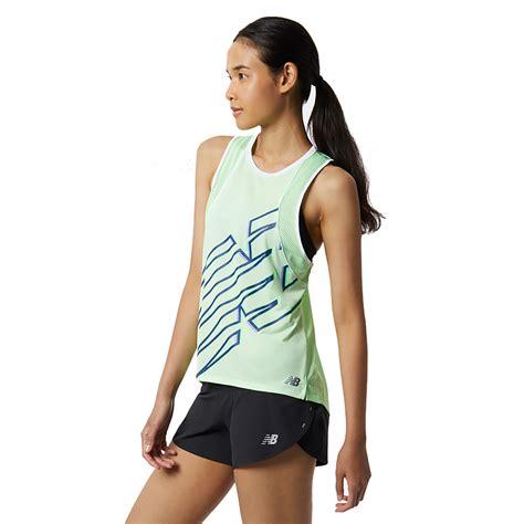 New Balance Printed Fast Flight Tank logo