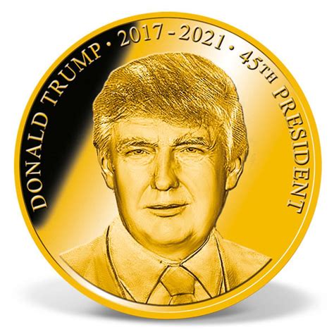 New England Mint Coins 2016 Donald Trump Presidential Half Dollar