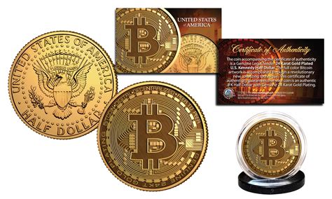 New England Mint Coins Bitcoin Commemorative U.S. Half Dollar
